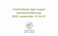 Szeptember utolsó hétvégéjén tartják a Kultúrházak éjjel-nappal programot