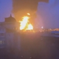 Két ukrán helikopter csapást mért egy orosz olajtárolóra