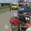 Traktorral ütközött egy autó Tiszafüreden