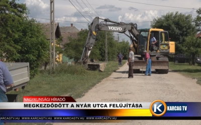 MEGKEZDŐDÖTT A NYÁR UTCA FELÚJÍTÁSA