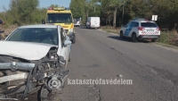 Két autó ütközött Tószegen
