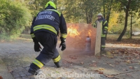 Önkéntesek oltották a gázpalackokat