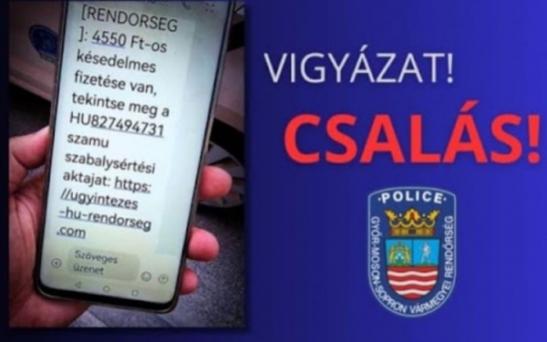 ORFK: átverés a rendőrség nevében küldött sms