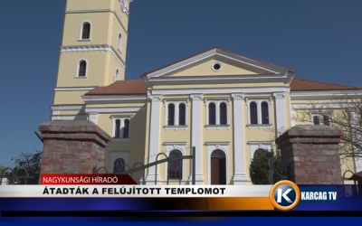 ÁTADTÁK A FELÚJÍTOTT TEMPLOMOT