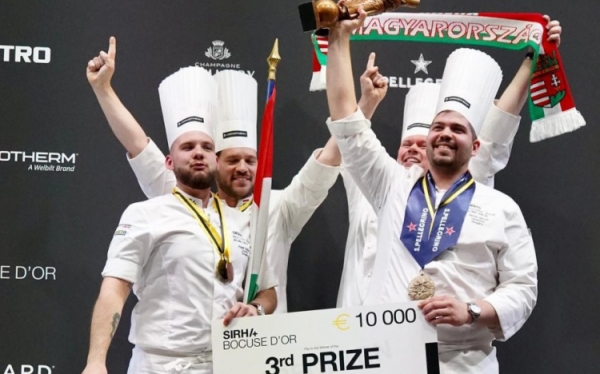 Harmadik lett a magyar csapat a Bocuse d\&#039;Or világdöntőjén