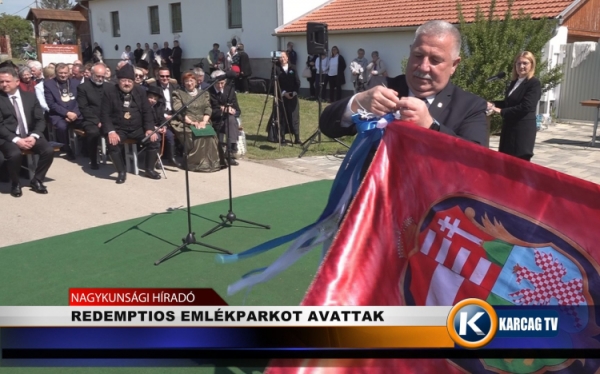 REDEMPTIOS EMLÉKPARKOT AVATTAK