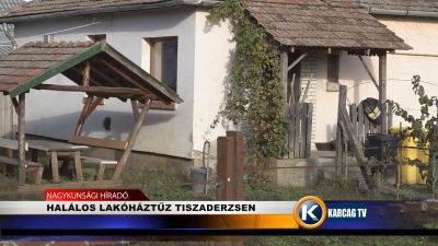 HALÁLOS LAKÓHÁZTŰZ TISZADERZSEN