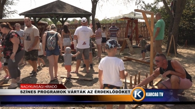 SZÍNES PROGRAMOK VÁRTÁK AZ ÉRDEKLŐDŐKET