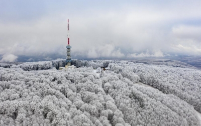 Kékestetőn csütörtökön csak mínusz 2 Celsius-fokig emelkedett a hőmérséklet